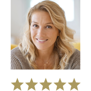 Melissa Dream™ 2 En smilende »Natural Woman« med fem stjerner nedenunder